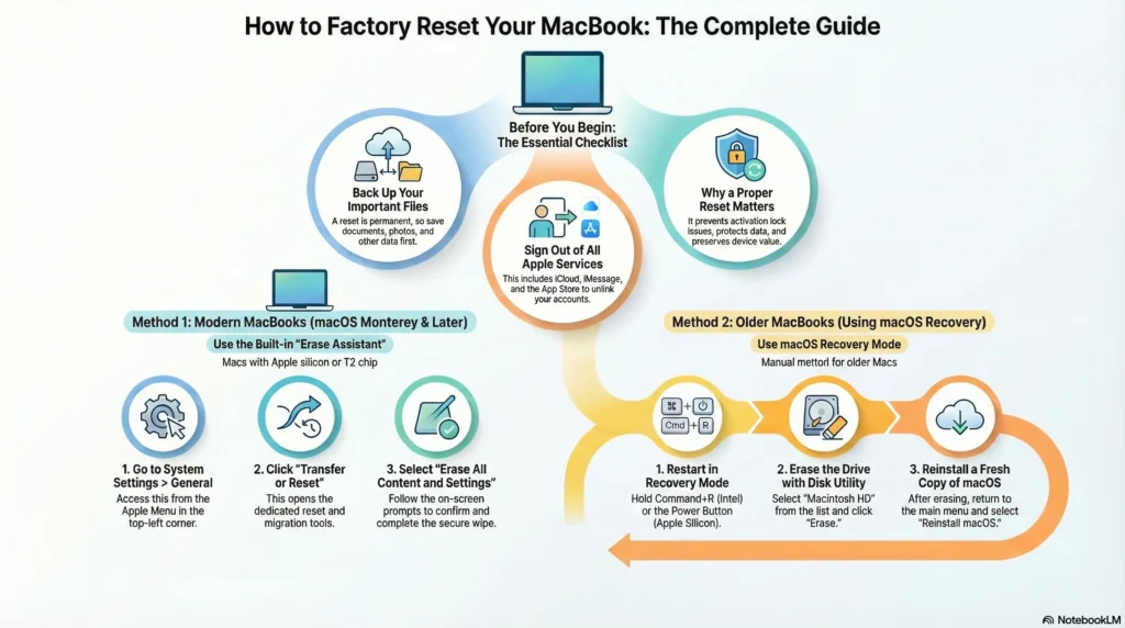 How to Reset MacBook to Factory Settings