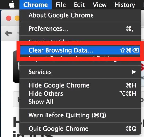 How to remove cache on macbook
