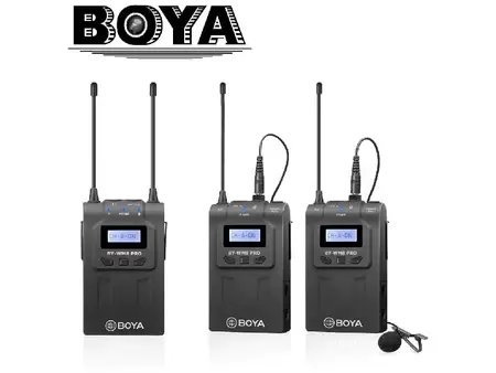 "BOYA BY WM8 Pro K2 UHF Dual Channel Wireless Lavalier System Price in Pakistan, Specifications, Features"