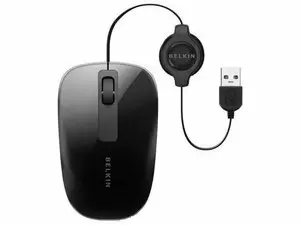 "Belkin Retractable Wired Comfort Optical Mouse (Black) F5L051BGP Price in Pakistan, Specifications, Features"