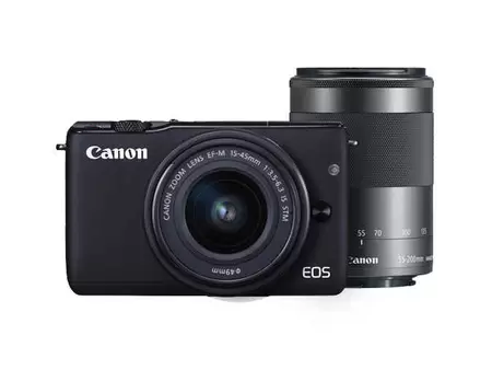 "Canon Eos M10 EF 15-45 mm and 55-200 mm DSLR Camera Price in Pakistan, Specifications, Features"