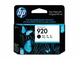 "HP 920 Black  Ink Cartridge CD971AA Price in Pakistan, Specifications, Features"