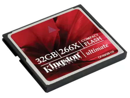 "Kingston CF 32GB U2 Compact Flash Memory Card Ultimate 266X Price in Pakistan, Specifications, Features"