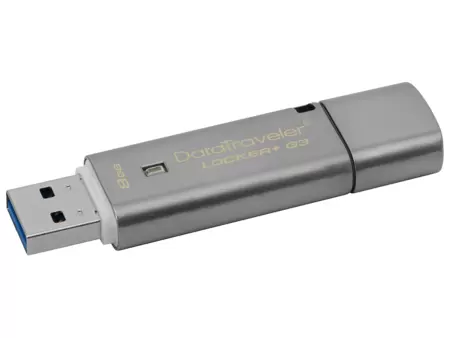 "Kingston DT LP G3 8GB USB v3.0 Data Traveler + Automatic Data Security Locker Price in Pakistan, Specifications, Features"
