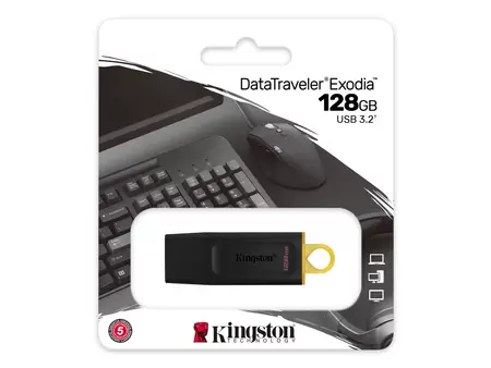 "Kingston DataTraveler Exodia 128GB USB 3.2 Price in Pakistan, Specifications, Features"