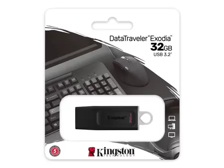 "Kingston DataTraveler Exodia 32GB USB 3.2 Price in Pakistan, Specifications, Features"
