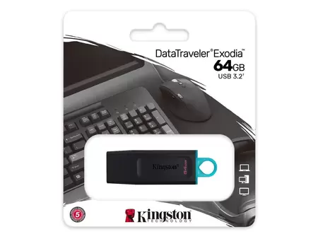 "Kingston DataTraveler Exodia 64GB USB 3.2 Price in Pakistan, Specifications, Features"