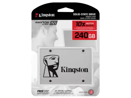 "Kingston SUV400S37 240GB SSDNow Internal Hard Drive UV400 SATA3 2.5 7mm Price in Pakistan, Specifications, Features"