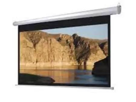 "Screen Motorized Lucky Fine Fabric 9.9x5.6 Feet  Projector screen Price in Pakistan, Specifications, Features"
