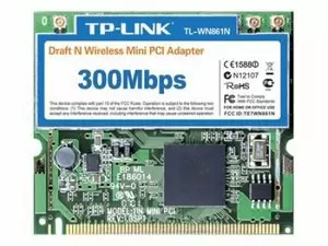 "TP-Link TL-WN861N 300Mbps Wireless N Mini PCI Adapter Price in Pakistan, Specifications, Features"