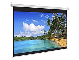 Wall Mounted 134x10 Fine Fabric Projector Screen